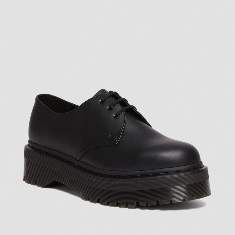 Dr. Martens Vegan Mono Black Oxfords